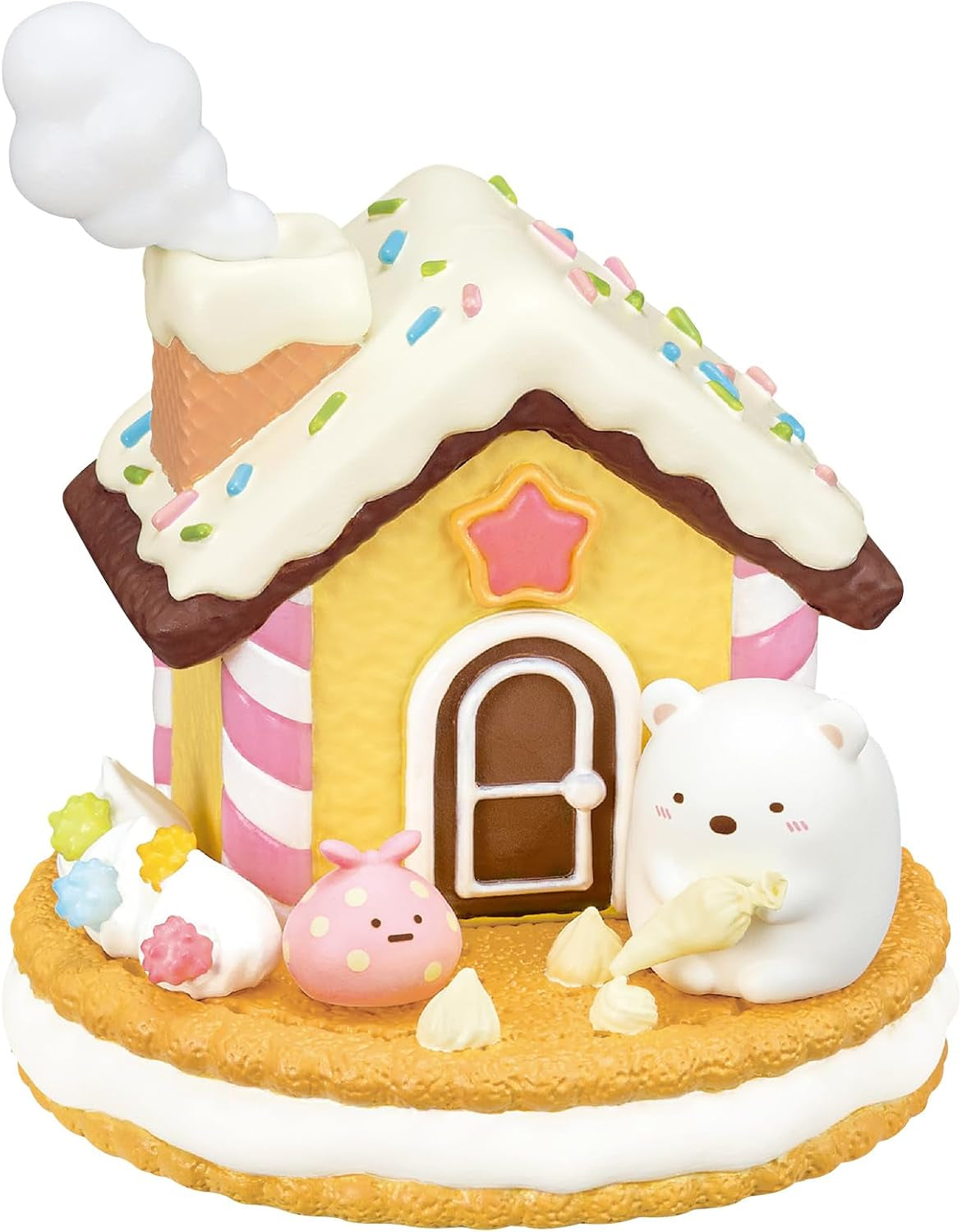 Sumikko Gurashi Candy House Blind Box - Includes 1 of 6 Collectible Mini Figurines - Fun and Versatile Decoration