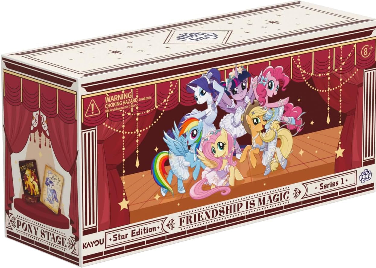 My Little Pony Friendship Eternal Cards, Star Edition, Series 1, Collectible Trading Cards, 16 Miniboxes, 3 Cardsminibox, for Age 8+
