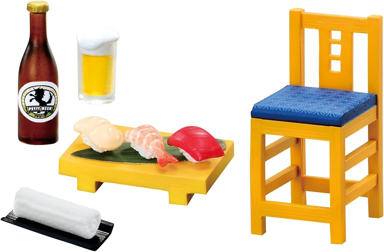 Sushi Restaurant Blind Box - Includes 1 of 8 Collectible Mini Figurines - Fun and Versatile Decoration