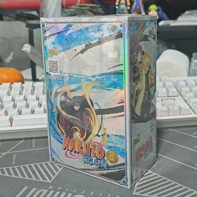 Genuine Naruto Cards Box Anime Figure Card Booster Pack Sasuke Collection Flash Card Toy Birthday Christmas Gift for Kids