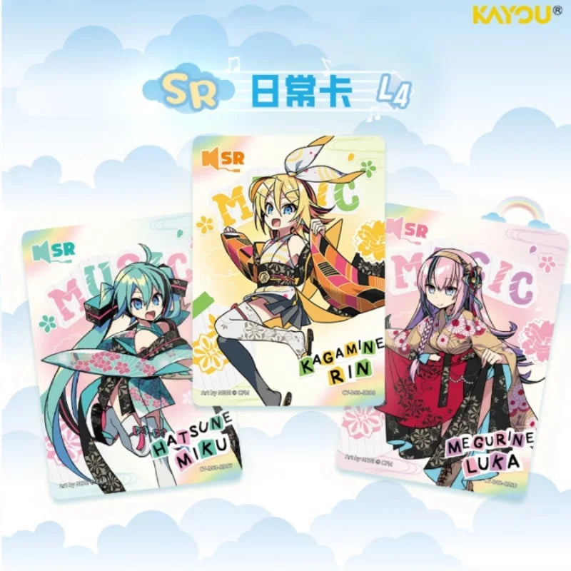 Authentic Brand New Hatsune Miku Cards Virtual Singer Piapro Character Collectible Cards Anime Merchandise Holiday Gifts