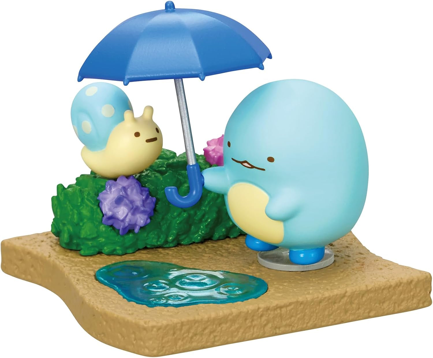 Sumikko Gurashi Walking on a Rainy Day Blind Box - Includes 1 of 8 Collectible Mini Figurines - Fun and Versatile Decoration