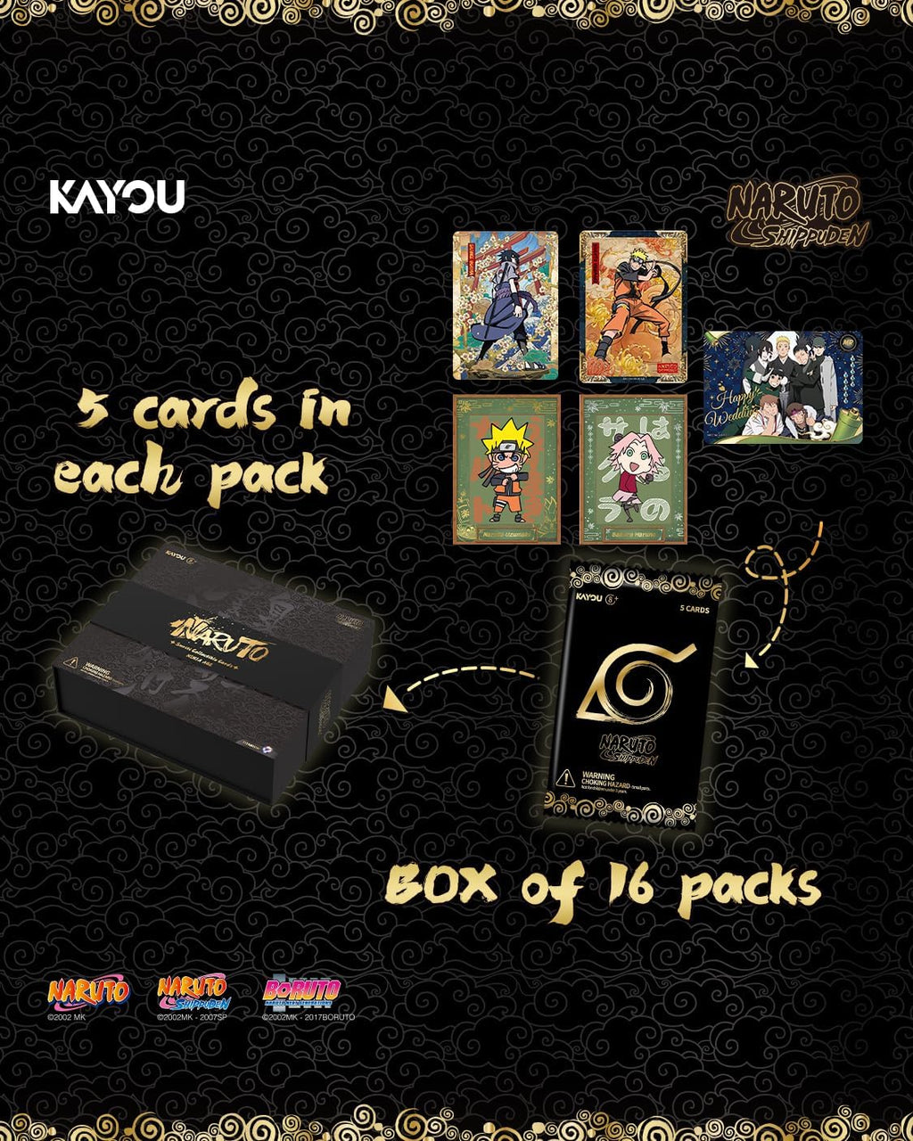 Naruto-Smriti Collectible Cards-Ninja Age-Premium Collector Box-001