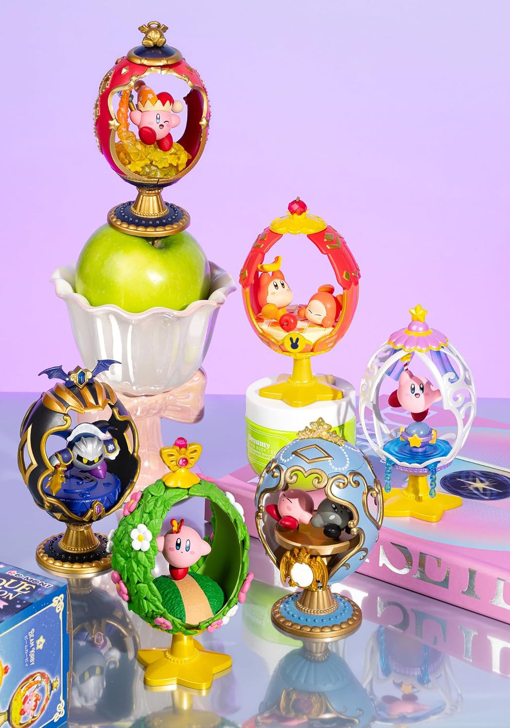 Kirby Ovaltique Collection Blind Box- Includes 1 of 6 Collectible Mini Figurines - Fun and Versatile Decoration