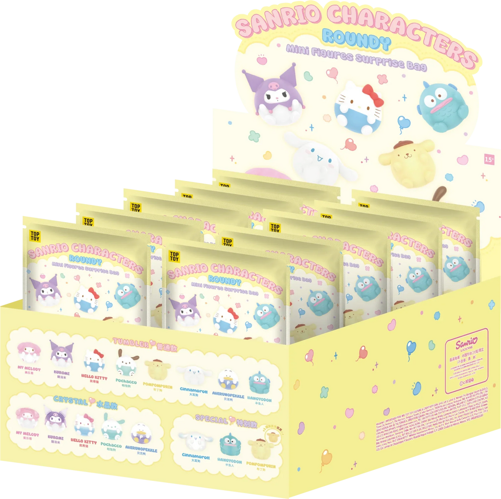 TOP TOY Sanrio Characters Roundy Mini Figures Surprise Blind Bag